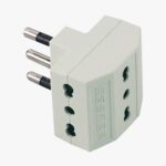 ADATTATORE TRIPLO 2 POLI + TERRA 16A € 1,10