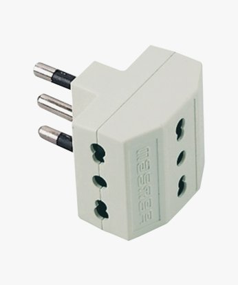 ADATTATORE-TRIPLO-2-POLI-TERRA.jpg ADATTATORE TRIPLO 2 POLI + TERRA 16A € 1,10 - immagine 1