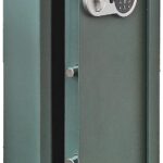 ARMADIO PORTAFUCILI 5 POSTI CON TESORETTO MOD. S5001TE CON SISTEMA DI CHIUSURA ELETTRONICA