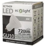 Lampadina LED ECOLIGHT EC79459 8W GU10