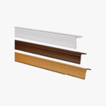 PARASPIGOLI "COLORATI EFFETTO LEGNO E BIANCO" ORNAMENTALE IN PVC