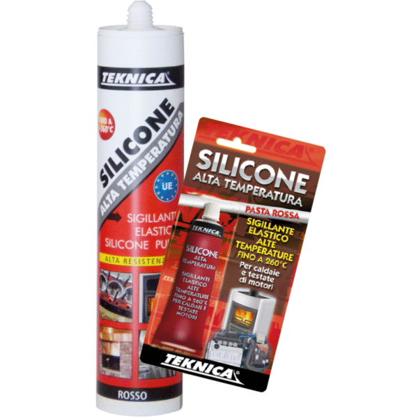 SILICONE ALTA TEMPERATURA ROSSO TUBETTO 300ML (L'immagine è puramente indicativa)