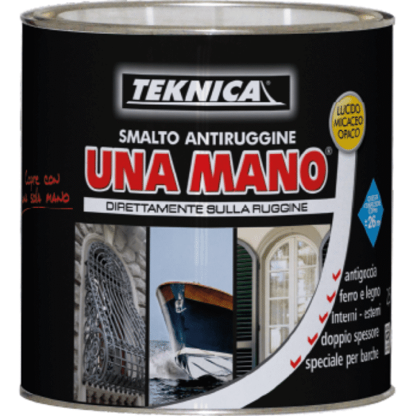 MARRONE SMALTO ANTIRUGGINE UNA MANO