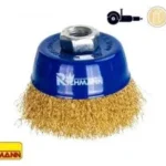 SPAZZOLA A TAZZA IN ACC. CON FORO M14X100MM