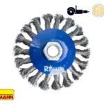 SPAZZOLA CONICA ACCIAIO RINFORZATO M14X100MM