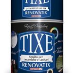 TIXE Smalto per Sanitari e Ceramiche – Vernice Resistente e Facile da Pulire per Superfici Igieniche, Bianco 750 ml