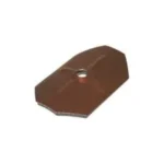 CAPPELLOTTO ACCIAIO OTTAG. 75X50 ROSSO SIENA PZ100