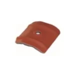 CAPPELLOTTO ACCIAIO TONDO 46X50 ROSSO COPPO PZ500