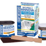 Kit Recupera e Rinnova - Smalto Ceramico Bicomponente per Superfici in Ceramica Bianco 375 ml - Saratoga