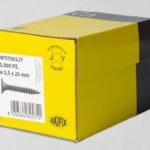 NF57002E-03E - VITE AUTOFILETTANTE FOSFATATA GRIGIA DOPPIO FILETTO/SINGOLA PUNTA - EXCELLENT QUALITY - AKIFIX® CONFEZIONE DA 1000 VITI