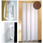 PORTA A SOFFIETTO PVC ECO MAGNETICA CM.84X215 ROVERE