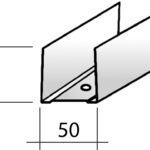 GUIDA PARETE 50MM X 3 MT