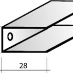 GUIDA 15MM X 3 MT PERIMETRALE PER SOFFITTO E PROFILI OMEGA