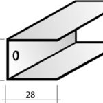 GUIDA 28MM X 3 MT PERIMETRALE PER SOFFITTO